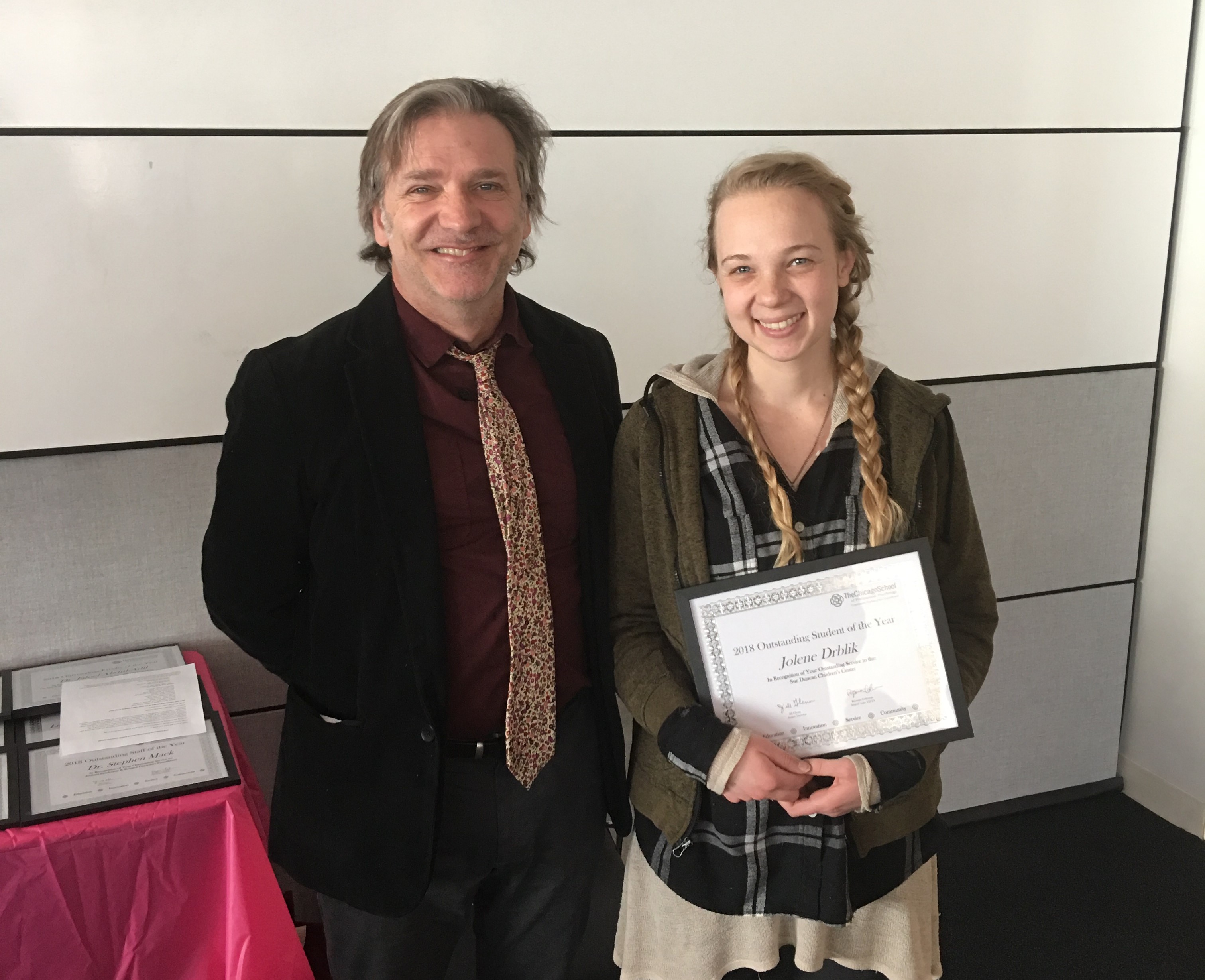 Outstanding Student Award - Jolene Drblik, Clinical Psy.D. – Sue Duncan Children’s Center